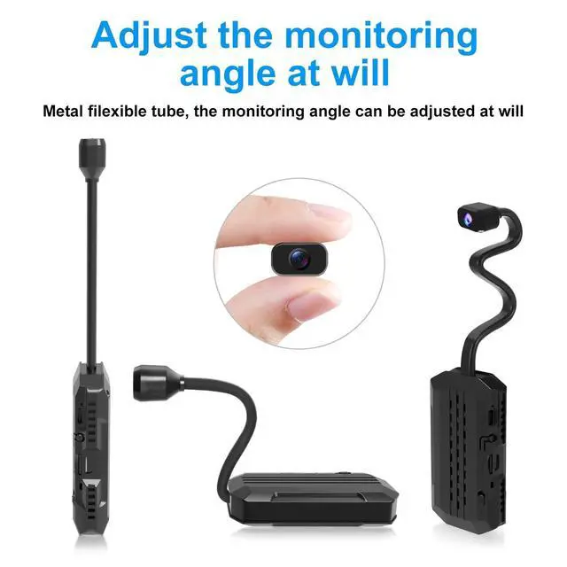 Alt view image 3 of 5 - BEEDMXU 4G LTE No WiFi Security Spy Camera with SIM Card Included, 4K HD Portable Mini Camera, for Car, Cabin, Garage & Camping
