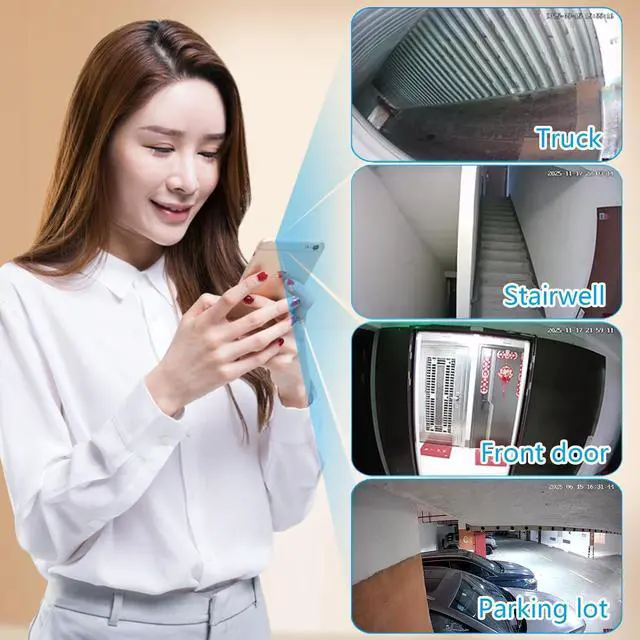 Alt view image 5 of 5 - BEEDMXU 4G LTE No WiFi Security Spy Camera with SIM Card Included, 4K HD Portable Mini Camera, for Car, Cabin, Garage & Camping