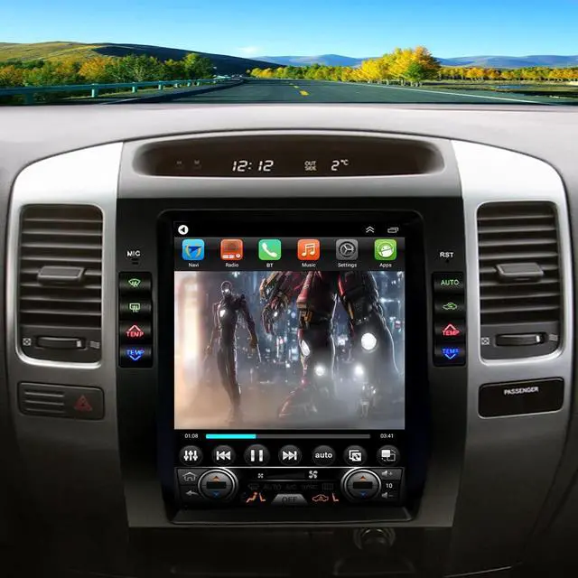 Alt view image 5 of 5 - for LEX GX470 Radio Upgrade 2002-2009,Android Stereo Replacement,8Core CPU,12.1inch IPS Touch Screen,Carplay and Android Auto,Free Camera