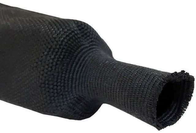 Main image of Electriduct 1/4" Heat Shrinkable Braided Sleeving - 25 FT