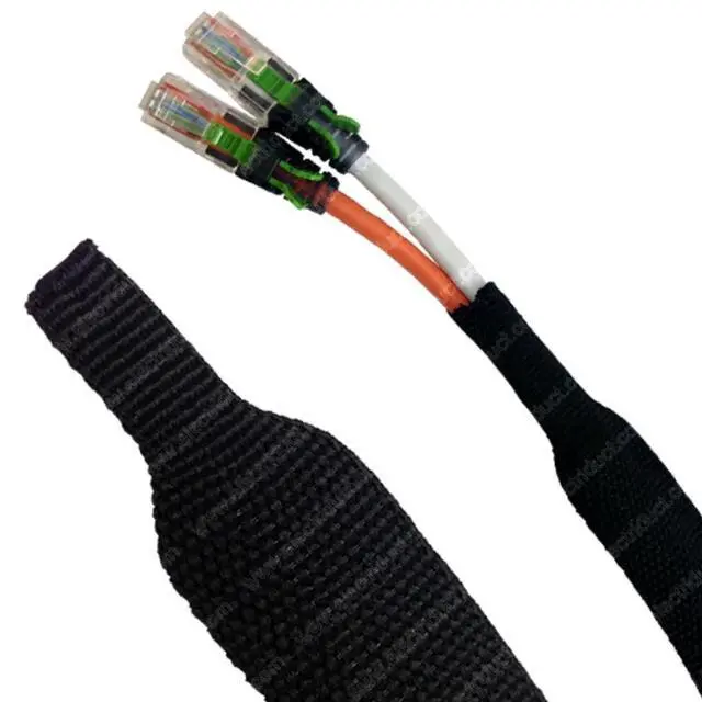 Alt view image 4 of 4 - Electriduct 1/4" Heat Shrinkable Braided Sleeving - 25 FT