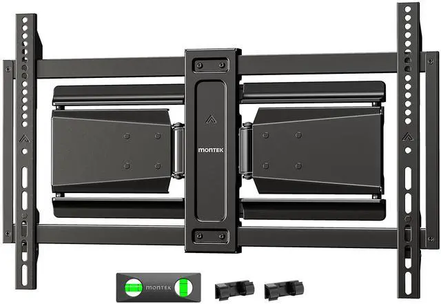Main image of monTEK Heavy Duty Ultra Slim TV Wall Mount for 37-90 Inch TVs Up to 185lbs, Swivel & Tilt & Extension Wall Mount TV Bracket with Articulating Dual Arms, 16/18" Studs Low Profile Full Motion tv Mount