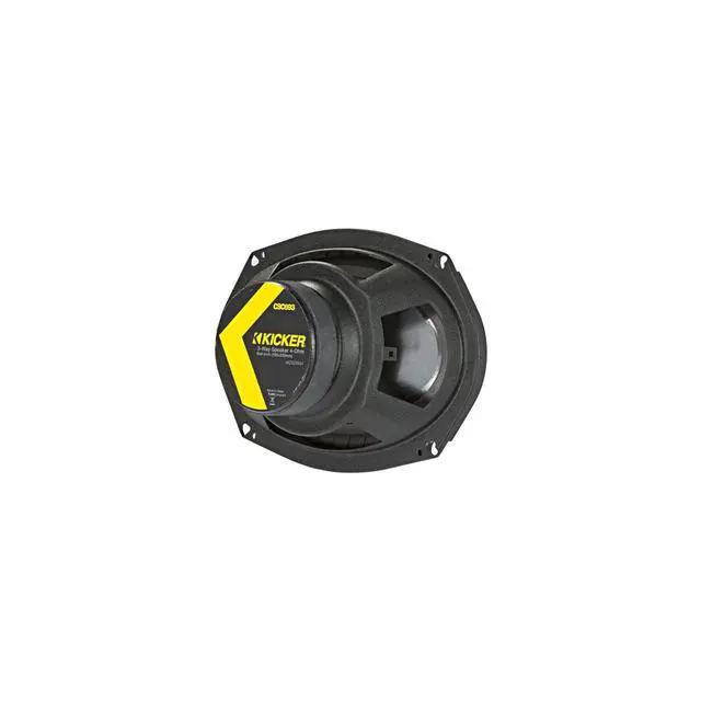 Alt view image 2 of 5 - Kicker CS Series 150 Watt 6 x 9 Inch Car Audio Coaxial Speaker Pair, Black
