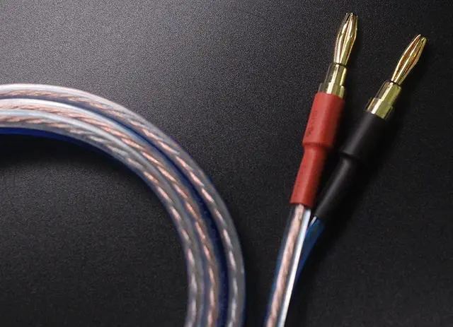 Alt view image 3 of 4 - KK YB-ZB 1pair Set(4 Spade Plug & 4 Banana Plug) HiFi OFC Speaker Wire, Spade Plug to Banana Type Plug 1.5M(4.92ft)/3M(9.84ft)/5M(16ft), KK YB-ZB (5M(16.4ft))