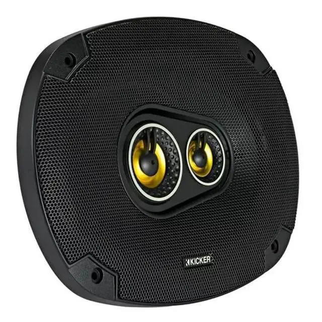 Alt view image 4 of 5 - Kicker CS Series 150 Watt 6 x 9 Inch Car Audio Coaxial Speaker Pair, Black