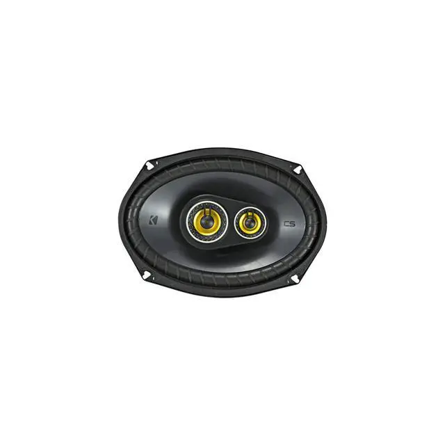 Alt view image 5 of 5 - Kicker CS Series 150 Watt 6 x 9 Inch Car Audio Coaxial Speaker Pair, Black