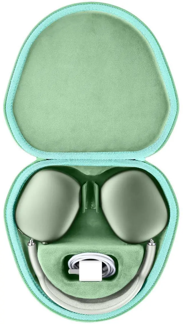 Main image of co2CREA Hard Case with Sleep Mode Replacement for Apple AirPods Max 2 / AirPods Max Wireless Over-Ear Headphones (Light Green Case)