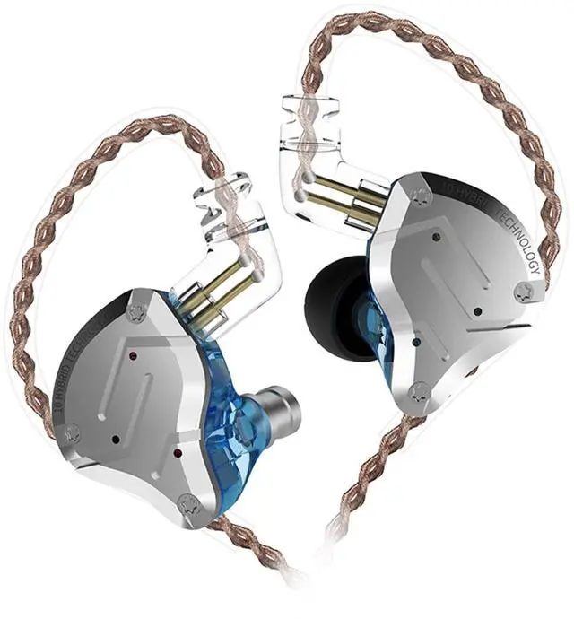 Main image of KZ ZS10 Pro 4BA+1DD in Ear Monitor Earphone 5 Driver HiFi Metal Earbuds Headphone Noise Cancelling IEM Earphone