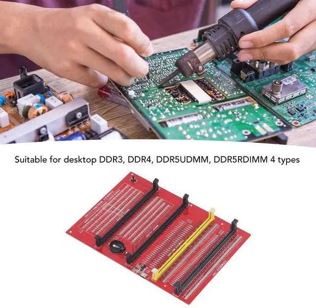 Alt view image 5 of 5 - DDR4 Memory Tester, 4 in 1 DDR3 / DDR4 / DDR5UDMM / DDR5RDIMM Memory Tester, for Fixing Desktop and Server Computers