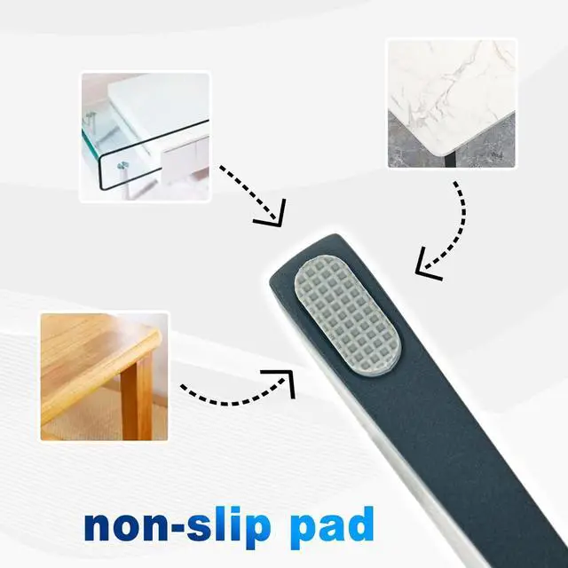 Alt view image 4 of 5 - Replacement Base Stand for Hisense Smart TV 75U7H, Non-Slip TV Legs for Hisense 75" 4K Quantum Dot QLED Smart TV 75U7H, Table Top TV Stand for Hisense TV 75U7H