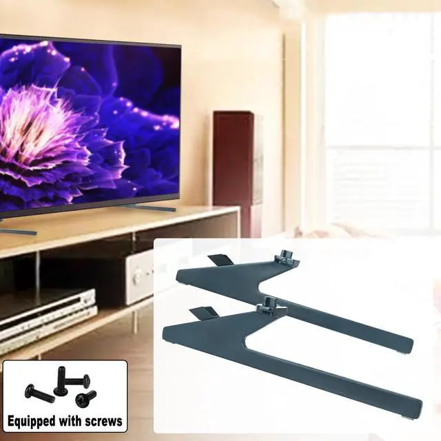 Alt view image 5 of 5 - Replacement Base Stand for Hisense Smart TV 75U7H, Non-Slip TV Legs for Hisense 75" 4K Quantum Dot QLED Smart TV 75U7H, Table Top TV Stand for Hisense TV 75U7H