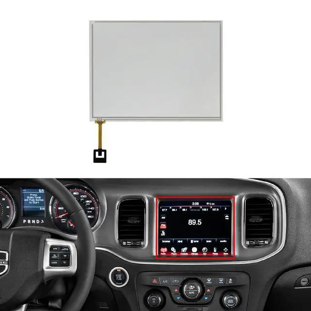 Alt view image 5 of 5 - 8.4" Touch Screen Digitizer Compatible with Chrysler Dodge Maserati Uconnect 3 RB5 RE2 Navigation Display Monitor