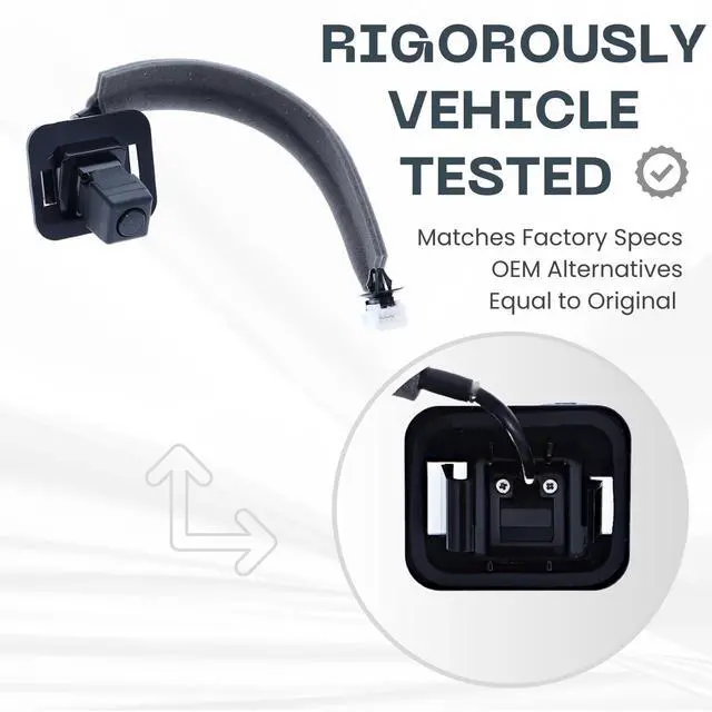 Alt view image 3 of 5 - Backup Camera Replaces for 2008 2009 2010 2011 2012 2013 Nissan Altima Coupe OE Part# 28442ZX51A 28442JB100 28442ZX50A