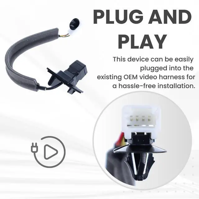 Alt view image 4 of 5 - Backup Camera Replaces for 2008 2009 2010 2011 2012 2013 Nissan Altima Coupe OE Part# 28442ZX51A 28442JB100 28442ZX50A