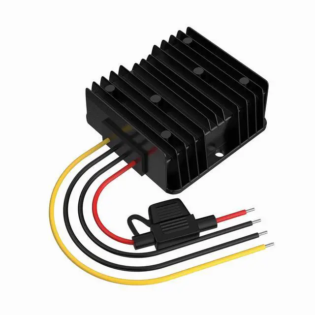 Alt view image 4 of 5 - 12v to 24v DC Step up Converter, Voltage Transformer 15A 360W Step up Converter with Fuse Waterproof Transformer 12v for Golf Cart LED Light Motor Truck Vehicle Boat etc.