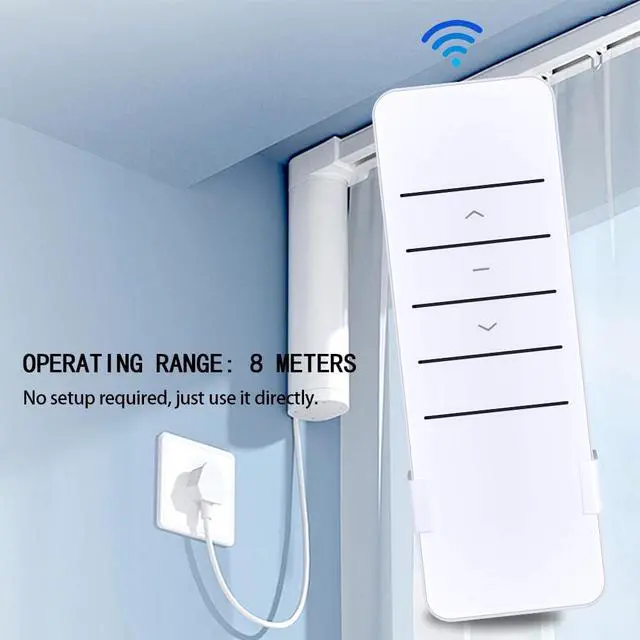 Alt view image 2 of 5 - MOVHEIYL AC123-01 RF 433.92 Remote Control Replacement for AOK Motors Sortfle Single Channel Blinds Controller for Roller Shades/Blinds