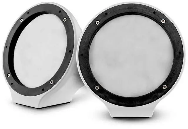 Main image of DS18 NXL-JS6/WH White Flat Mount Speaker POD Universal Enclosure 6.5" - for All Elements Jet SKI, Marine, Jeep & UTV/ATV - Pair (NO Speaker)