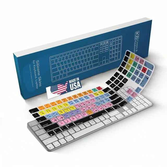 Main image of KB Covers Avid Pro Tools Keyboard Cover Compatible with Wireless Magic Keyboard (2016+) ^^ Ultra Thin Dust Water & Dirt Resistant Silicone Skins