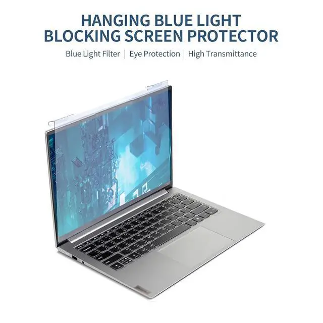 Alt view image 2 of 5 - HXBER Laptop Screen or Hanging Blue Light Blocking Anti-UV High-Transmittance Film for 15.6'' Laptop with 16:9 Aspect Ratio
