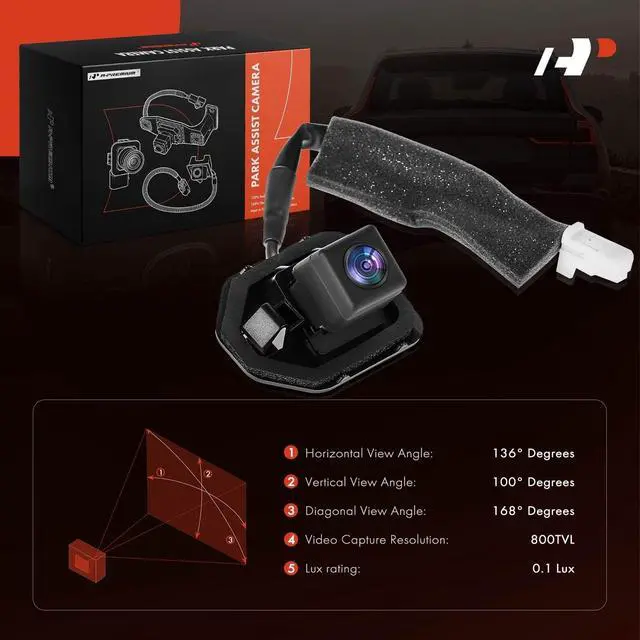 Alt view image 2 of 5 - A-Premium Rear View Backup Camera Compatible with Nissan