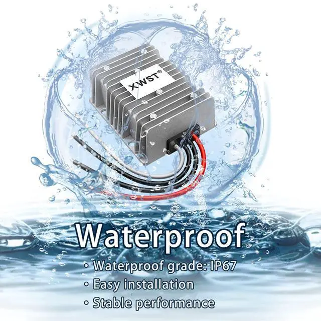 Alt view image 5 of 5 - DC DC 12V to 13.8V 30A Step-up Module,Boost Converter 9V-13V to 13.8V Voltage Regulator,Waterproof Power Adapt 414W 13.8V Volt Transformer Module(12V to 13.8V 30A)