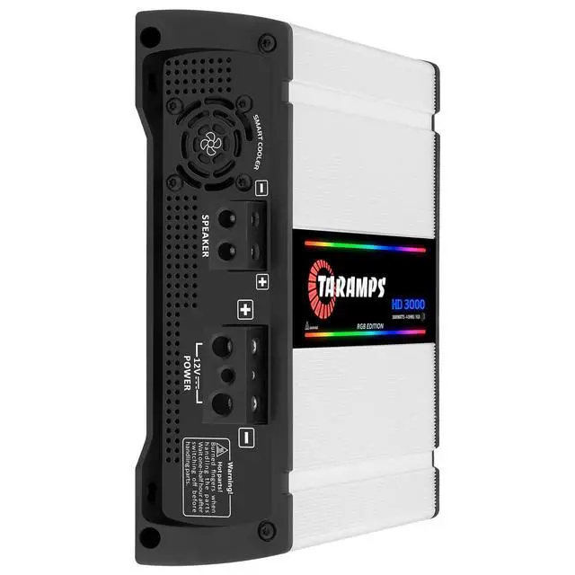 Alt view image 2 of 5 - Taramps HD 3000 4 Ohm Rgb Effects Monoblock Amplifier 3000 Watts Rms Full Range Car Audio 12.6VDC Output Power, Crossover System Rca Input Class D Amp