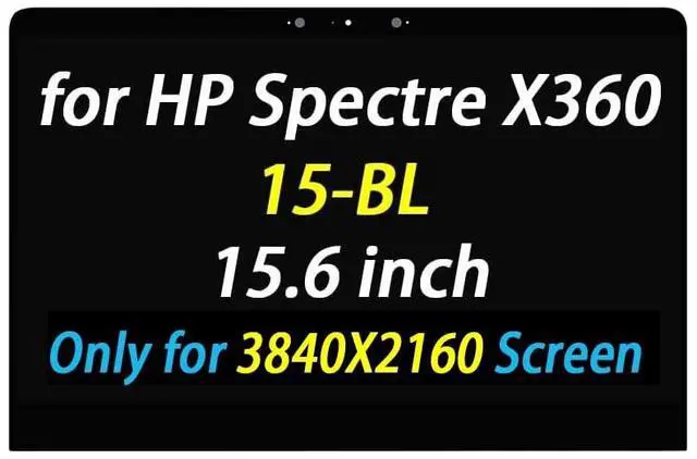 Main image of Replacement for HP Spectre X360 15-bl Series 15-bl012dx 15-bl112dx 911082-001 - 15.6" UHD 4K 3840x2160 No Bezel Touch Screen Digitizer Assembly
