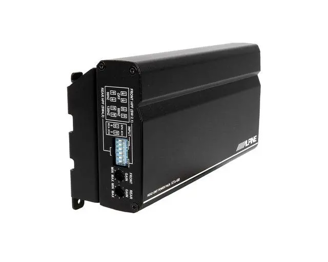 Alt view image 5 of 5 - Alpine KTA-450 4-Channel Power Pack Amplifier with Dynamic Peak Power 45W RMS x 4, At 2 Or 4 Ohms
