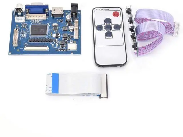 Main image of LCD Driver Board, Universal 40 Pins 9V-24V HDMI VGA 2AV Input LCD Controller Board, for AT070TN92 LED Panel AT065TN14