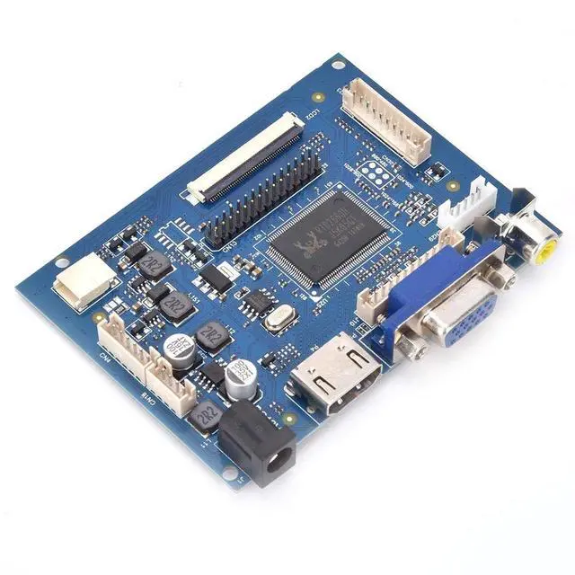 Alt view image 3 of 5 - LCD Driver Board, Universal 40 Pins 9V-24V HDMI VGA 2AV Input LCD Controller Board, for AT070TN92 LED Panel AT065TN14