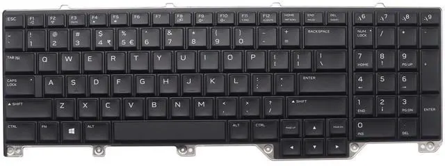 Main image of New Keyboard for Dell Alienware 17 R5 Area 51M P38E 2019 44RC9 044RC9 WYFCV 0WYFCV Per Key RGB Backlit US
