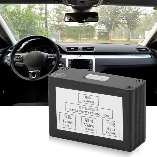 Alt view image 3 of 5 - Car Front View Camera Switcher Smart Converter for Parking Rear View Video Switch Control Box