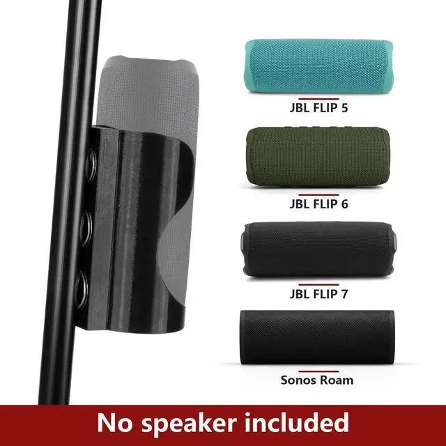 Alt view image 4 of 5 - Magnetic Speaker Mount Compatible with JBL FLIP 5/6/7 & Sonos Roam, Heavy-Duty, Weatherproof Holder for Golf Cart, RV, Boat, Easy Install Accessory