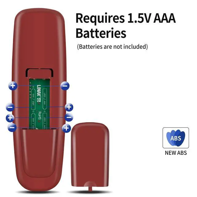 Alt view image 4 of 4 - WKOLF Universal Adjustable Bed Replacement Remote HB310 for Leggett & Platt Basis C3, Lifestyles S-Cape E95, Fits for Tempurpedic Ergo Raven E95 (New 2020 Version)-Red Color