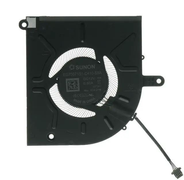 Alt view image 3 of 5 - CPU and GPU Cooling Fan Replacement for Dell Alienware M16 R2 ND8CC32-23F17 ND8CC31-23F16 EG75071S1-C410-S9A EG75071S1-C420-S9A 2GN4X 02GN4X DC12V Fan