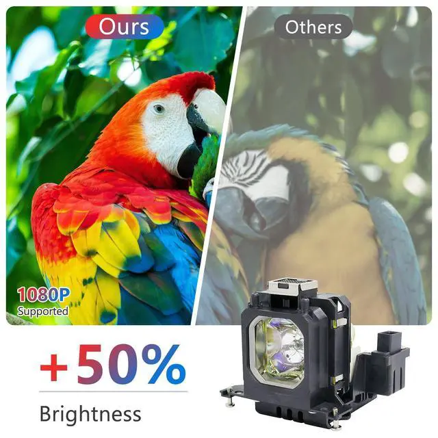 Alt view image 3 of 5 - Supermait POA-LMP135 610 344 5120 Replacement Projector Lamp Bulb with Housing Compatible with SANYO PLC-XWU30 PLV-Z2000 PLV-Z700 LP-Z2000 LP-Z3000 PLV-1080HD PLV-Z3000 PLV-Z4000 PLV-Z800 PLC XWU30