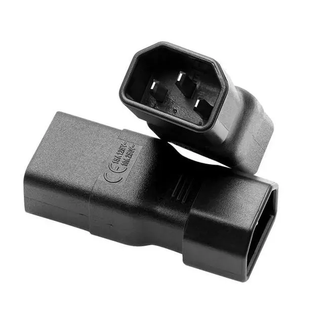 Alt view image 2 of 5 - JORINDO 10PCS IEC320 C14 to C19 Power Adapter Plug for PDU/UPS Server Rack, Data Center Equipment(250V 16A) (10 PCS IEC C14 to C19 AC Power Adapter)
