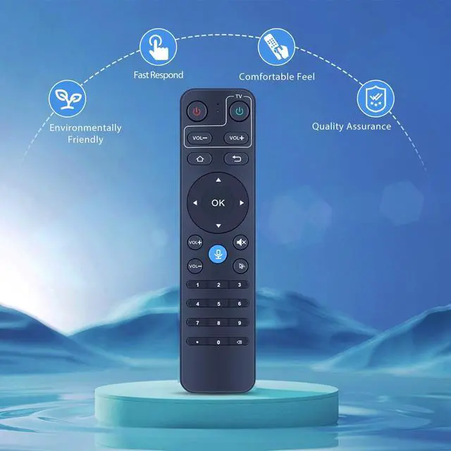 Alt view image 5 of 5 - PZL Voice Replacement Remote Control for StreamX X1 Pro Android Smart TV Box, for S5 MAX Android Smart TV Box 6k