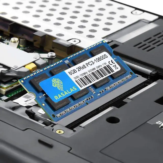 Alt view image 5 of 5 - Rasalas 16GB kit (2x8GB) DDR3 1333MHz SODIMM PC3-10600 CL9 204-Pin Non-ECC Unbuffered Notebook Laptop RAM Memory Upgrade
