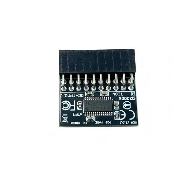 Alt view image 5 of 5 - TPM 2.0 Module GC-TPM2.0 LPC 20Pin Module SLB9665 for Gigabyte B450 PRO