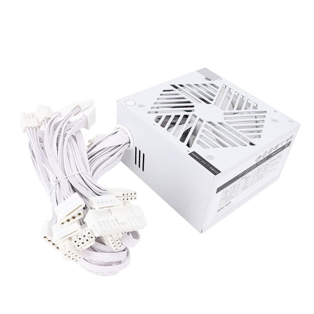 Alt view image 2 of 5 - Hamwesh 700W Computer Power Supply, Efficient Temperature Control with 120mm Fan, ATX PSU for Gaming PCs and Desktop Computers
