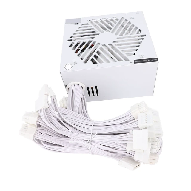 Alt view image 3 of 5 - Hamwesh 700W Computer Power Supply, Efficient Temperature Control with 120mm Fan, ATX PSU for Gaming PCs and Desktop Computers