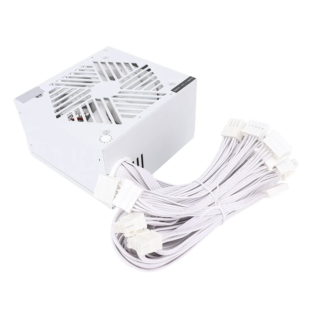 Alt view image 5 of 5 - Hamwesh 700W Computer Power Supply, Efficient Temperature Control with 120mm Fan, ATX PSU for Gaming PCs and Desktop Computers
