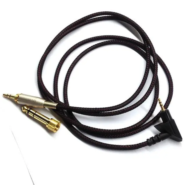 Alt view image 2 of 5 - NewFantasia Replacement Audio Cable Compatible with Sennheiser PXC450, PXC350, PC350, HD380 PRO Headphones Braided Wire Audio Upgrade HiFi Stereo Cord 3.1meters/9.9feet