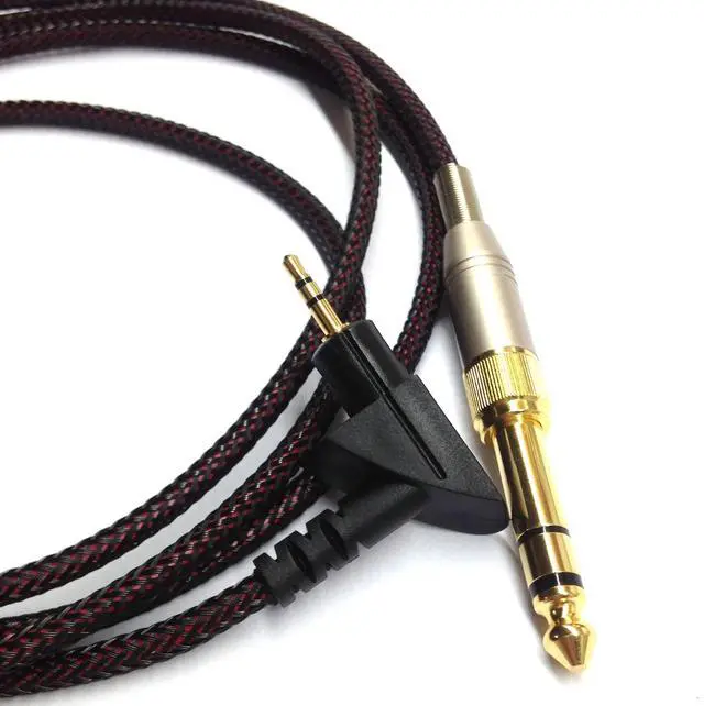 Alt view image 4 of 5 - NewFantasia Replacement Audio Cable Compatible with Sennheiser PXC450, PXC350, PC350, HD380 PRO Headphones Braided Wire Audio Upgrade HiFi Stereo Cord 3.1meters/9.9feet