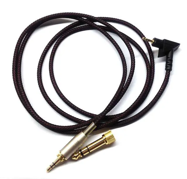 Alt view image 3 of 5 - NewFantasia Replacement Audio Cable Compatible with Sennheiser PXC450, PXC350, PC350, HD380 PRO Headphones Braided Wire Audio Upgrade HiFi Stereo Cord 3.1meters/9.9feet