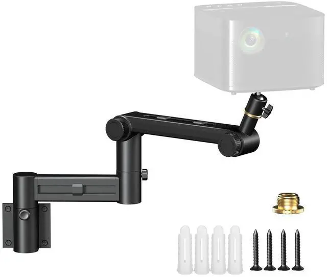 Main image of Aokeo Projector Mount, Projector Holder with Adjustment Arm, Universal Wall Mount for Projectors, Cameras, Fill Lights, Phone Stands, Microphones