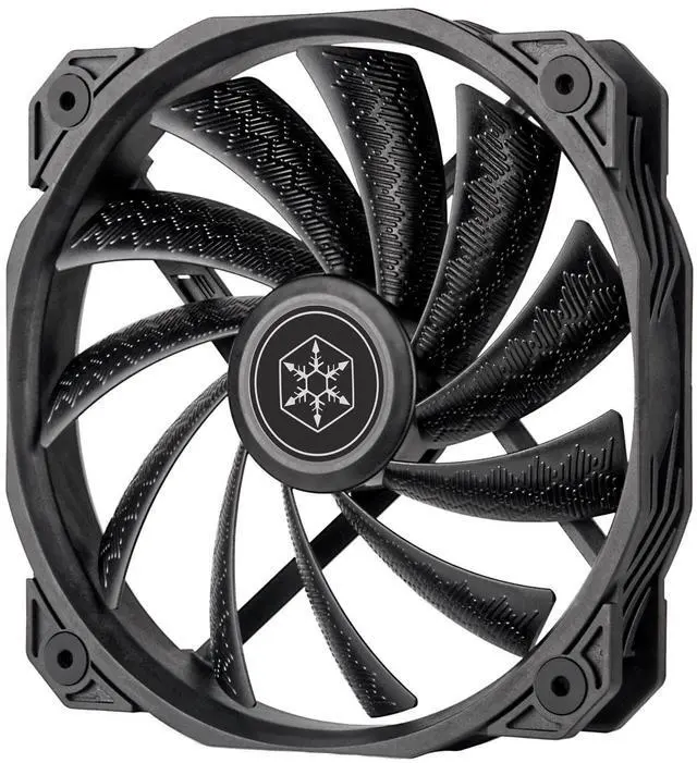 Main image of Silverstone Technology Shark Force 160 Performance Enhanced 160mm (with 140mm mounting Holes) PWM Fan, SST-SF160B