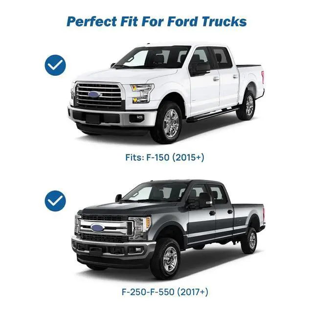 Alt view image 5 of 5 - JOYTUTUS Metal Mount Compatible with Starlink Mini for F-150 (2015+) Drill-Free Cab Installation for F-250-F-550 (2017+) Black