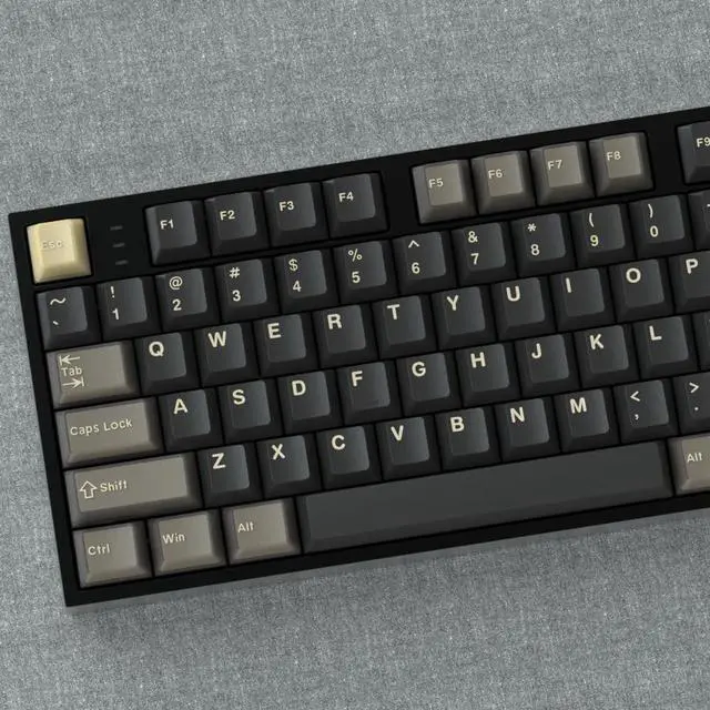 Alt view image 4 of 5 - Guffercty kred Cherry Profile PBT Keycaps 157 Key Set, Custom Keycaps Fit 60%/65%/75%/80%/TKL/100% Mechanical Keyboard for Office Gamers (Apes)